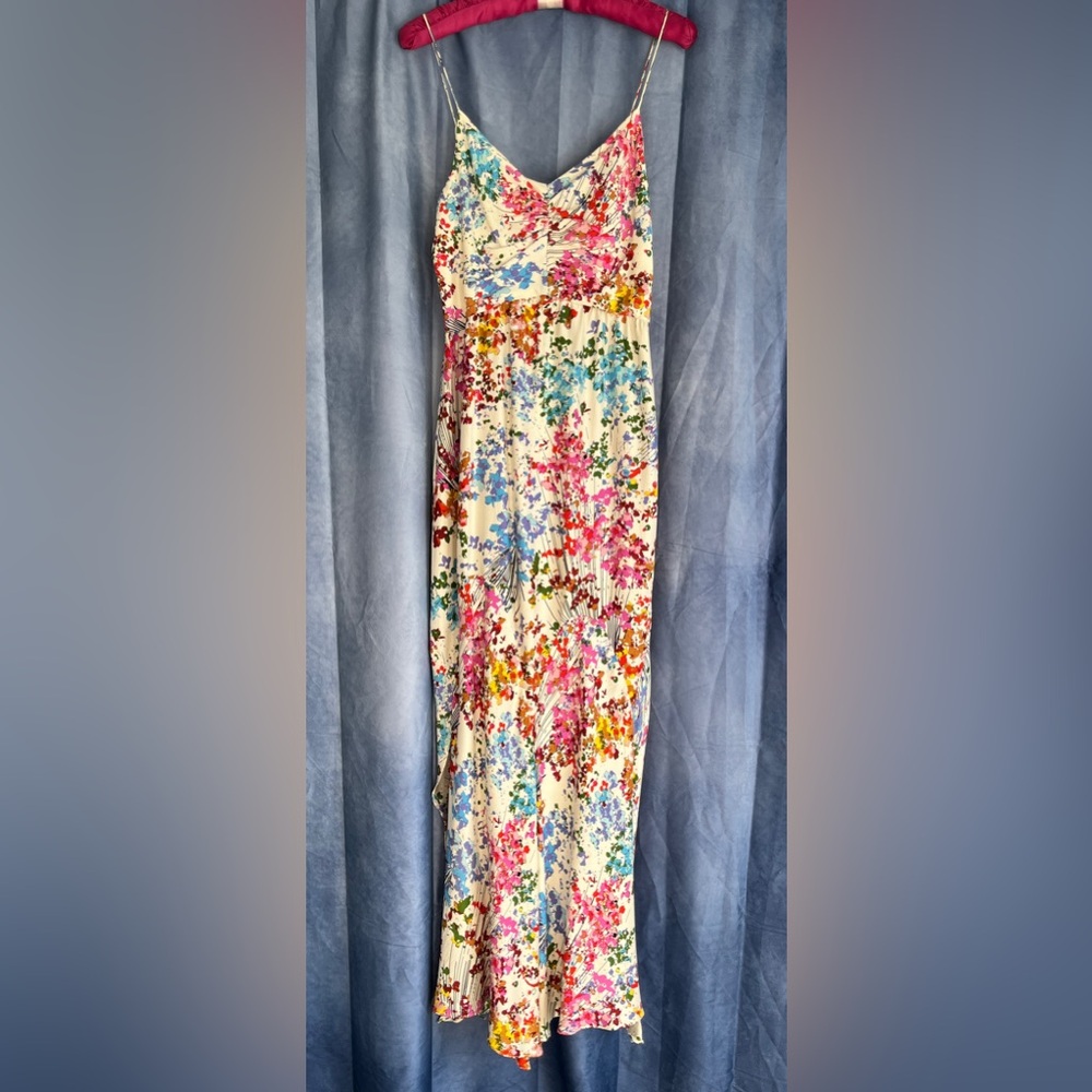 Ali Ro floral silky dress